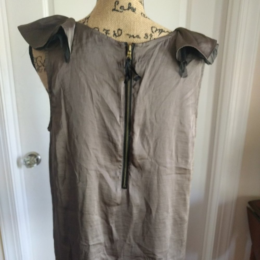 Loft Bronze Ruffle Top - Picture 3 of 4